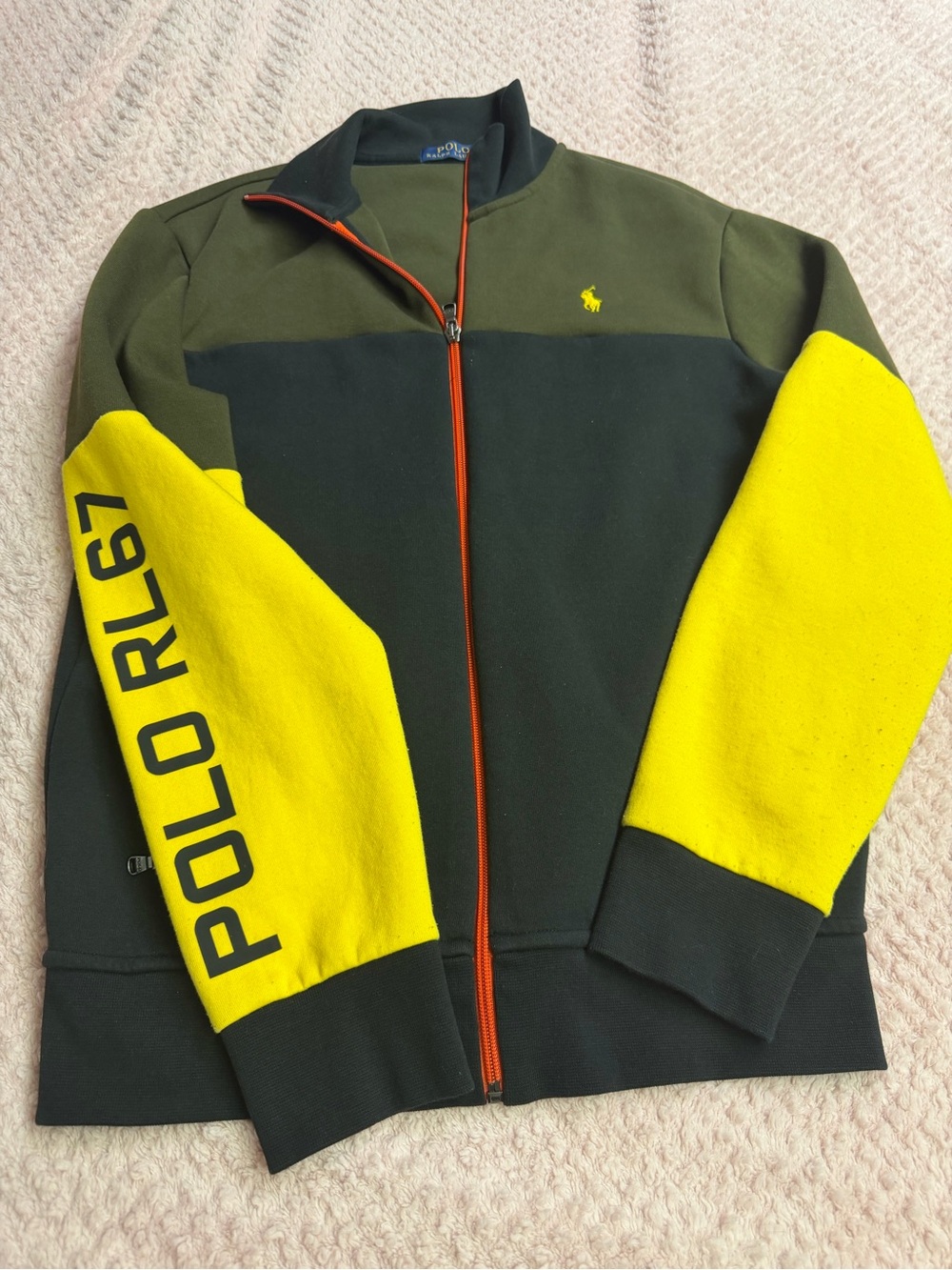 Ralph Lauren Polo RL67 Men’s Colorblock Full-Zip Jacket- Size S - Picture 4 of 11